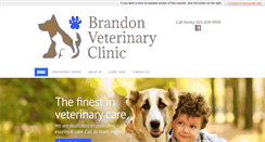 Desktop Screenshot of brandonvetclinic.com